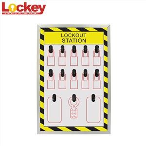 Σταθμός τιμών tag out κλειδώματος